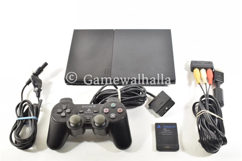 PS2 Console Slim noire (boxed) - PS2