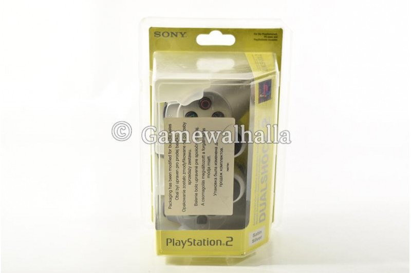 PS2 Controller Satin Silver Original Sony (new) - PS2