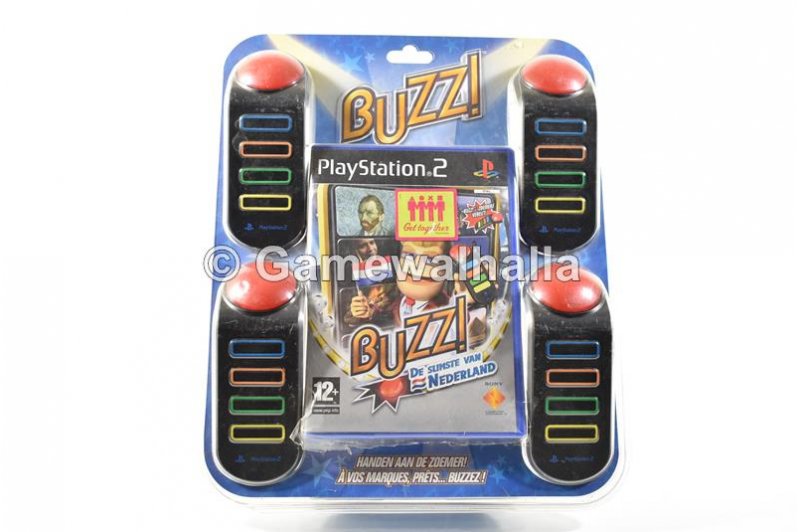 Buzz De Slimste Van Nederland + Buzzers - PS2