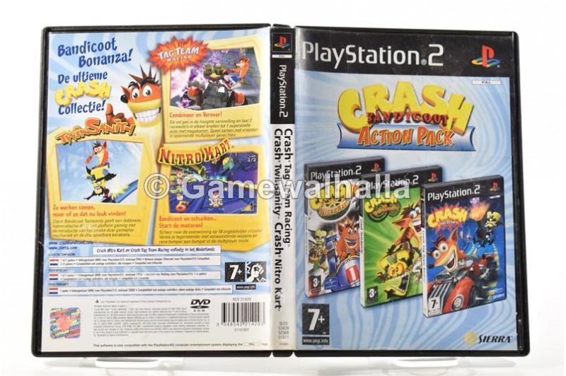 Crash Bandicoot Action Pack - PS2 Crash Bandicoot Action Pack - PS2