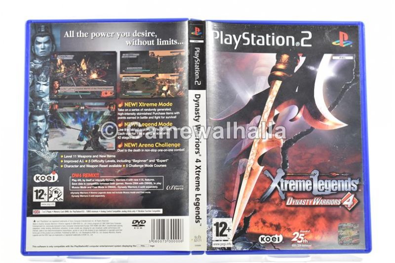 Dynasty Warriors 4 Xtreme Legends - PS2
