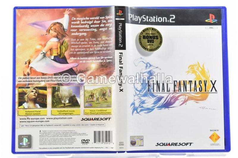 Final Fantasy X + bonus DVD - PS2