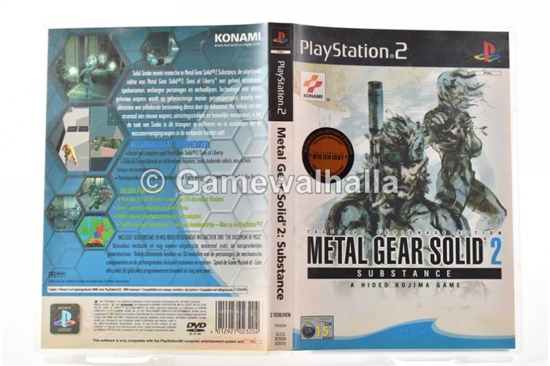 Metal Gear Solid 2 Substance + Bonus DVD - PS2
