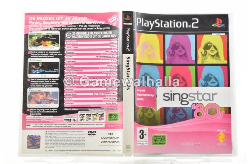 Singstar 80s (Nederlands) - PS2 Singstar 80s (Nederlands) - PS2