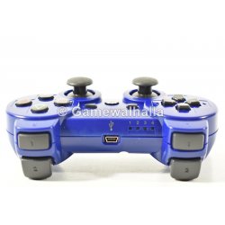 PS3 Controller Wireless Sixaxis Dual Shock III Blue (new) - PS3