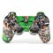 PS3 Controller Wireless Sixaxis Doubleshock Green Nightmare (new) - PS3