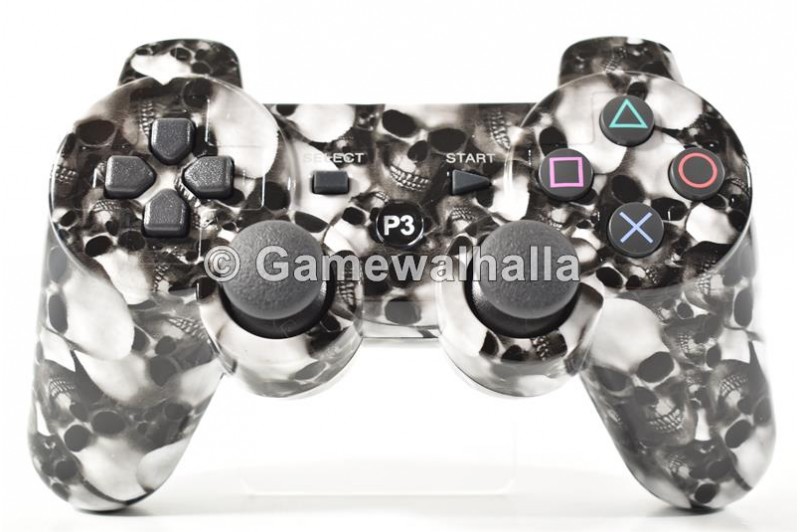 PS3 Controller Draadloos Sixaxis Doubleshock Skull & Bones (nieuw) - PS3 PS3 Controller Draadloos Sixaxis Doubleshock Skull & Bones (nieuw) - PS3