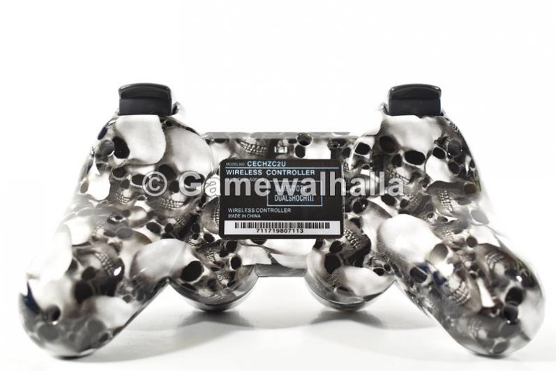 PS3 Controller Draadloos Sixaxis Doubleshock Skull & Bones (nieuw) - PS3
