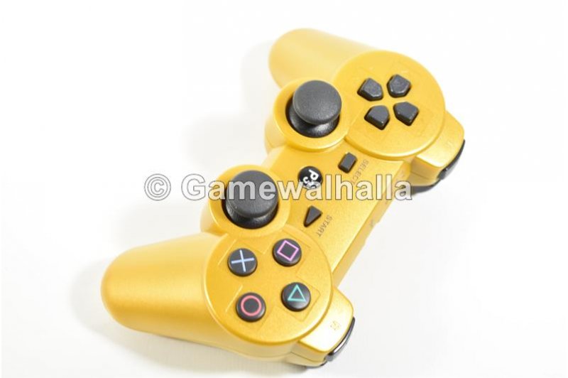 PS3 Controller Wireless Sixaxis Dual Shock III Gold (new) - PS3
