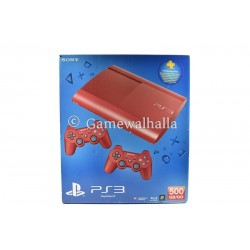 PS3 Console Ultra Slim 500 GB Red (boxed) - PS3