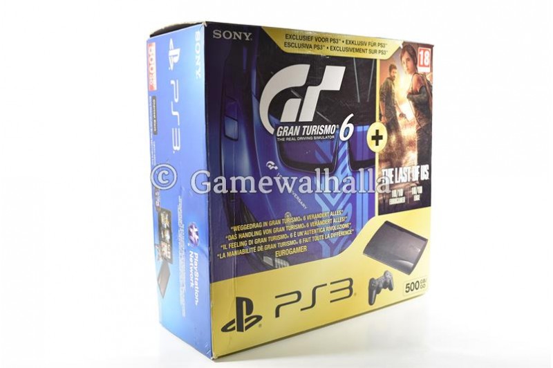 PS3 Console Ultra Slim 500 GB Gran Turismo 6 + The Last Of Us (boxed) - PS3