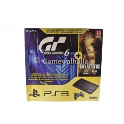 PS3 Console Ultra Slim 500 GB Gran Turismo 6 + The Last Of Us (boxed) - PS3