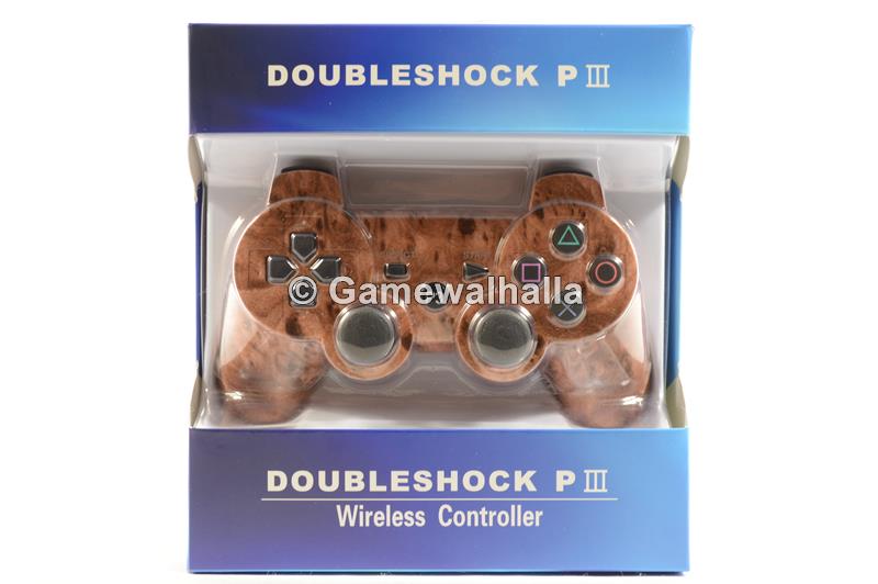 PS3 Controller Wireless Sixaxis Dual Shock III Woody (new) - PS3