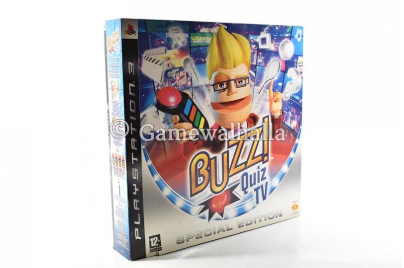 Buzz Quiz TV Special Edition + 4 Manettes Buzz Sans Fil - PS3
