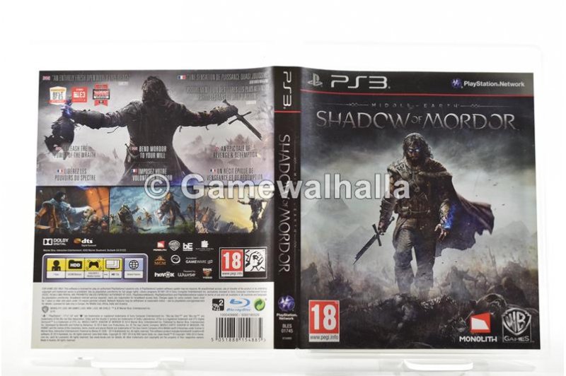 Middle-Earth Shadow Of Mordor - PS3
