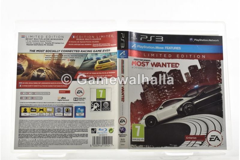 Need For Speed Most Wanted Limited Edition - PS3