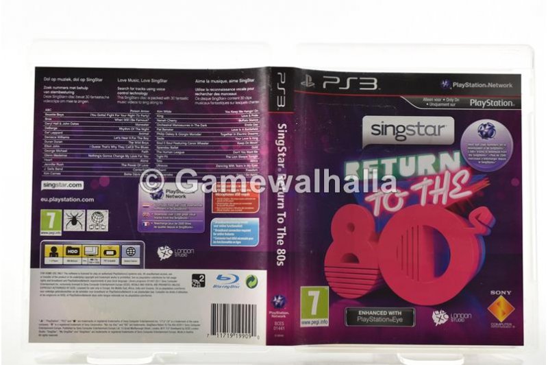 Singstar Return To The 80s - PS3