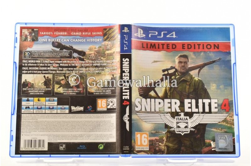 Sniper Elite 4 Limited Edition - PS4