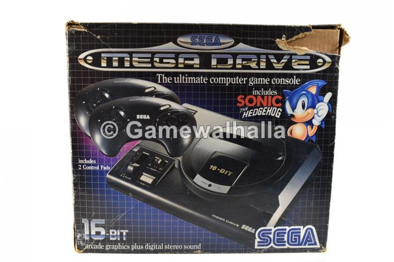 Sega Mega Drive I Console Sonic The Hedgehog Edition (boxed) - Sega Mega Drive