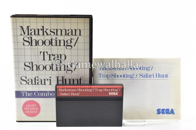 Marksman Shooting Trap Shooting Safari Hunt - Sega Master System