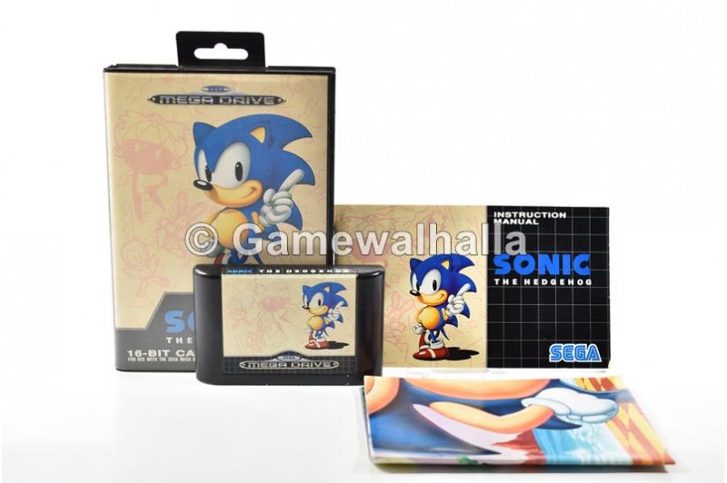 Sonic The Hedgehog + Poster - Sega Mega Drive