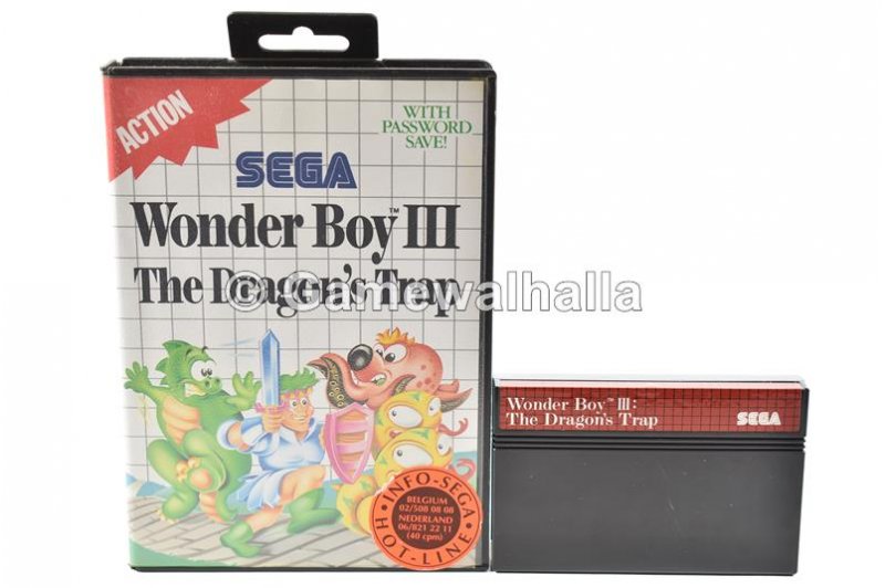 Wonder Boy III The Dragons Trap  (zonder boekje) - Sega Master System