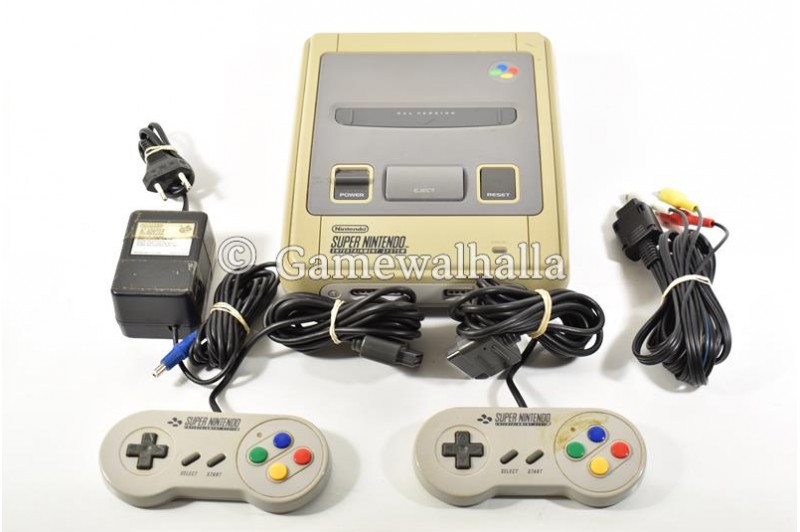 Snes Console + 2 Controllers - Snes