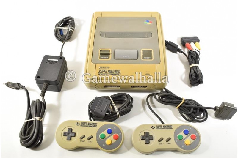 Snes Console + Accessoires (jauni) - Snes