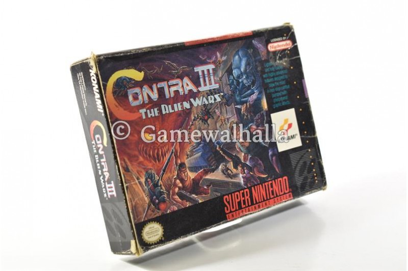 Contra III The Alien War (NTSC - cib) - Snes