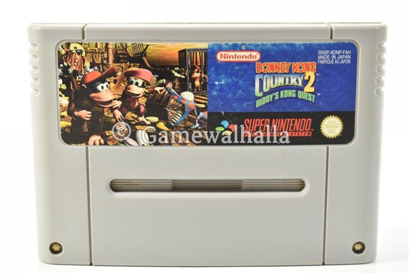 Donkey Kong Country 2 Diddy's Kong Quest (blue label - cart) - Snes
