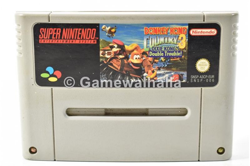 Donkey Kong Country 3 Dixie Kong's Double Trouble (cart) - Snes