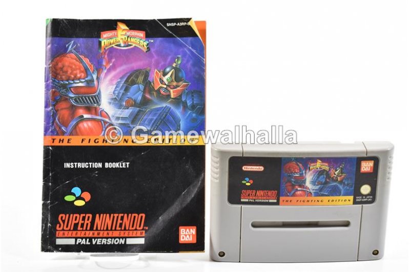 Mighty Morphin Power Rangers The Fighting Edition (cart + instructions) - Snes