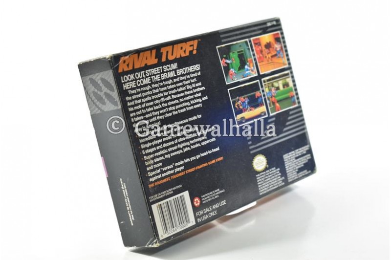 Rival Turf (NTSC - cib) - Snes