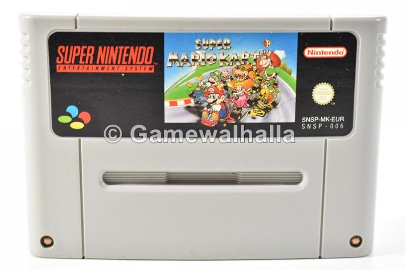 Super Mario Kart (black label - cart) - Snes