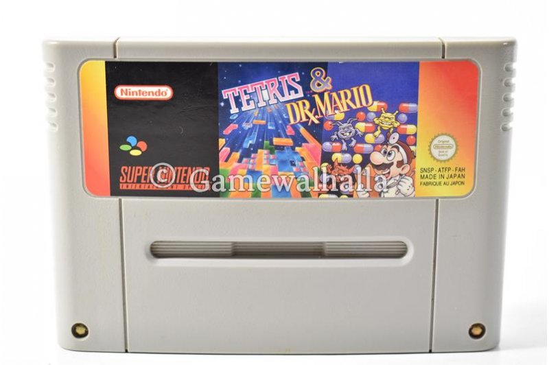 Tetris & Dr Mario (cart) - Snes