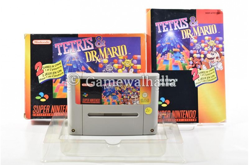 Tetris & Dr Mario (cib) - Snes