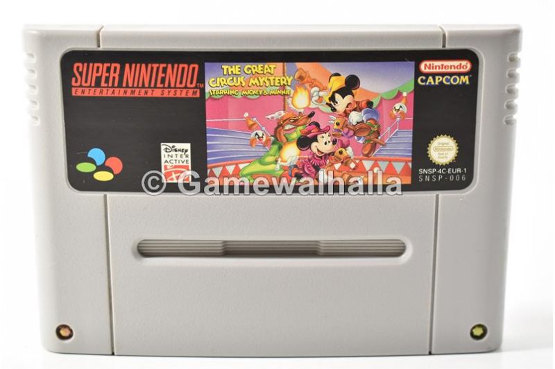 The Great Circus Mystery Starring Mickey And Minnie (parfait état - cart) - Snes