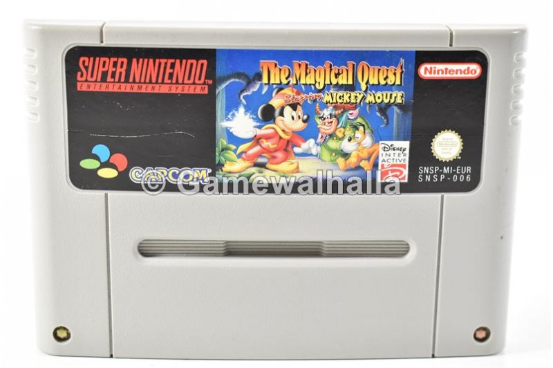 The Magical Quest Starring Mickey Mouse (black label - cart) - Snes