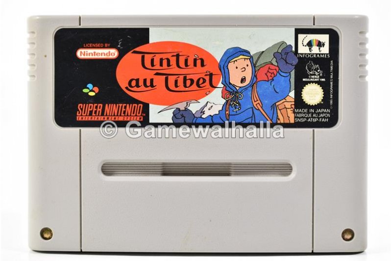 Tintin Au Tibet (cart) - Snes