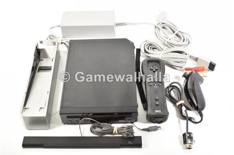 Wii Console Black + Accessories - Wii