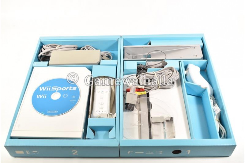 Wii Console + Wii Sports (boxed) - Wii