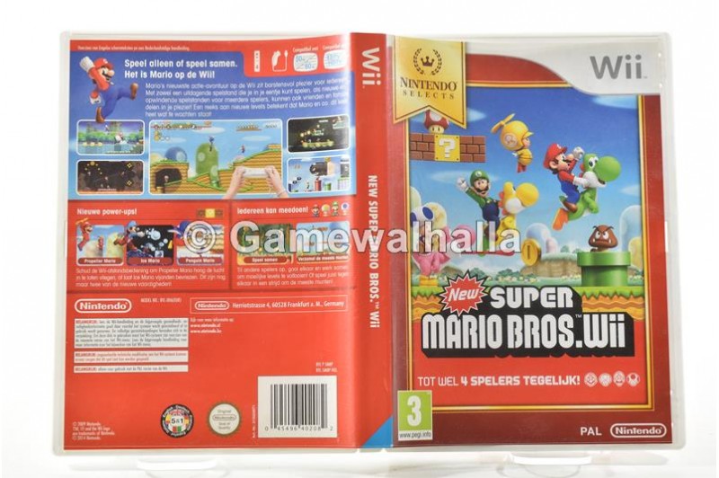 geld Respectievelijk dinsdag New Super Mario Bros (nintendo selects) - Wii kopen? 100% garantie |  Gamewalhalla