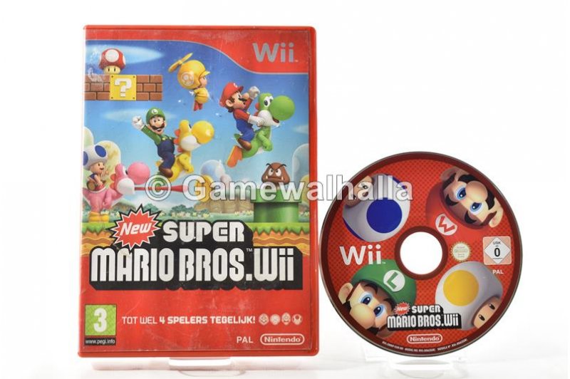 beetje Voeding Op en neer gaan New Super Mario Bros Wii (zonder boekje) - Wii kopen? 100% garantie |  Gamewalhalla
