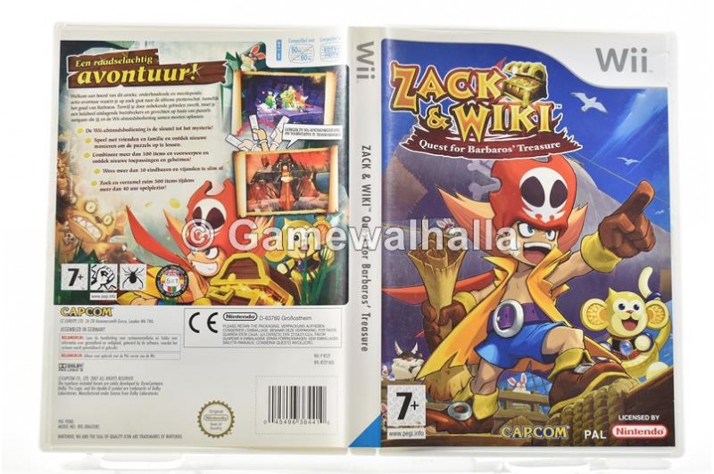 Zack & Wiki Quest For Barbaros Treasure - Wii